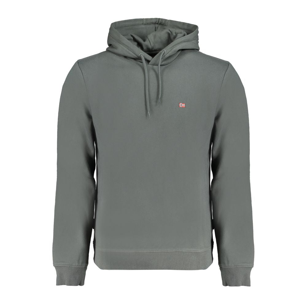 Napapijri Grüner Herrenpullover aus Baumwolle