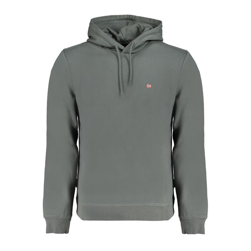Napapijri Grüner Herrenpullover aus Baumwolle