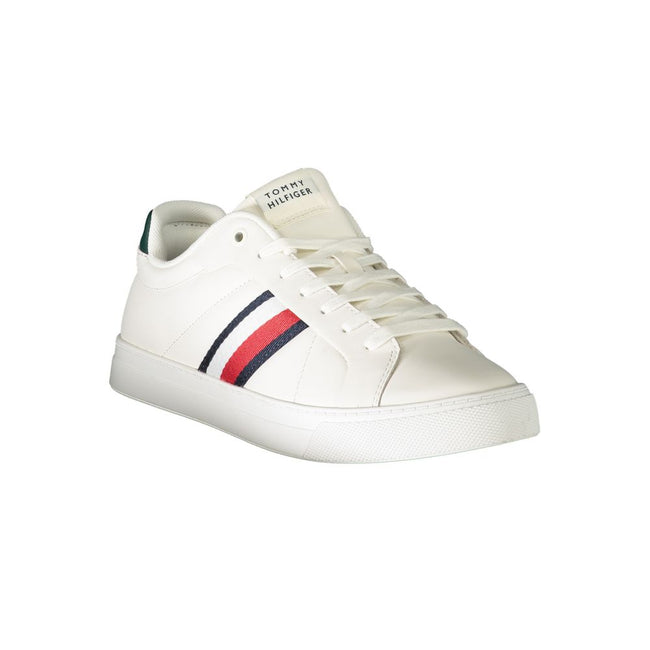 Tommy Hilfiger Weiße Leder-Sneaker für Herren