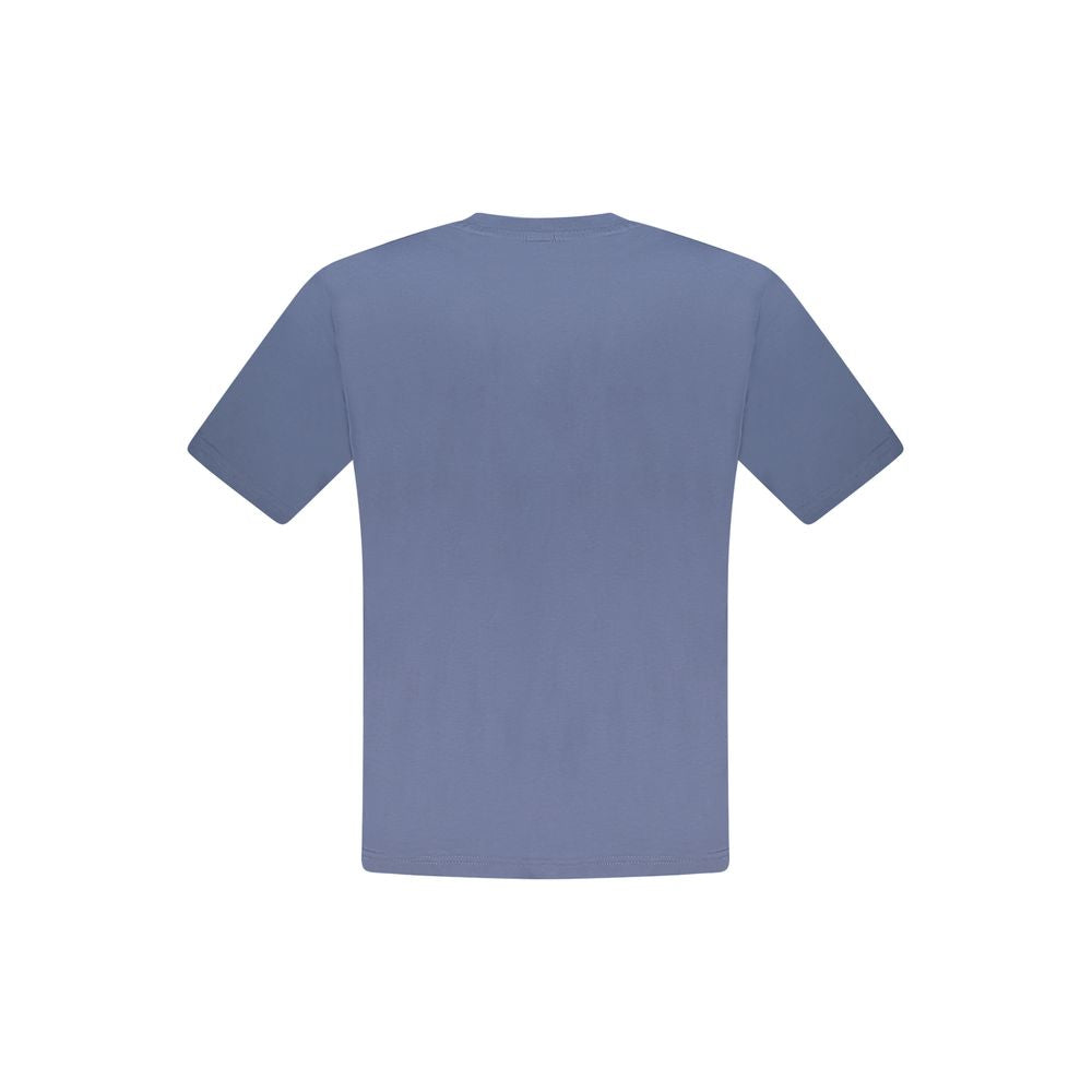 North Sails Blu Baumwoll-T-Shirt für Herren