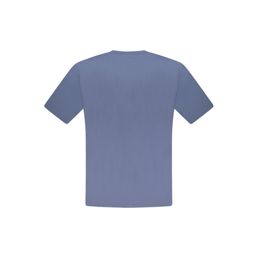 North Sails Blu Baumwoll-T-Shirt für Herren