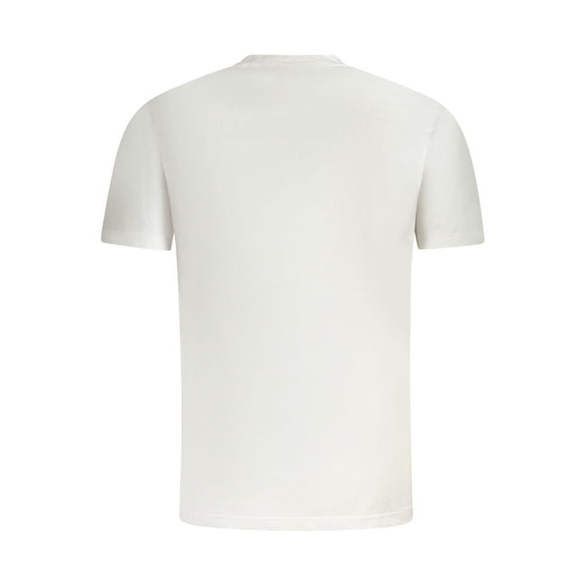 Fila Weißes Baumwoll-T-Shirt für Herren