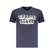 Cavalli Class Blu Baumwoll-T-Shirt für Herren