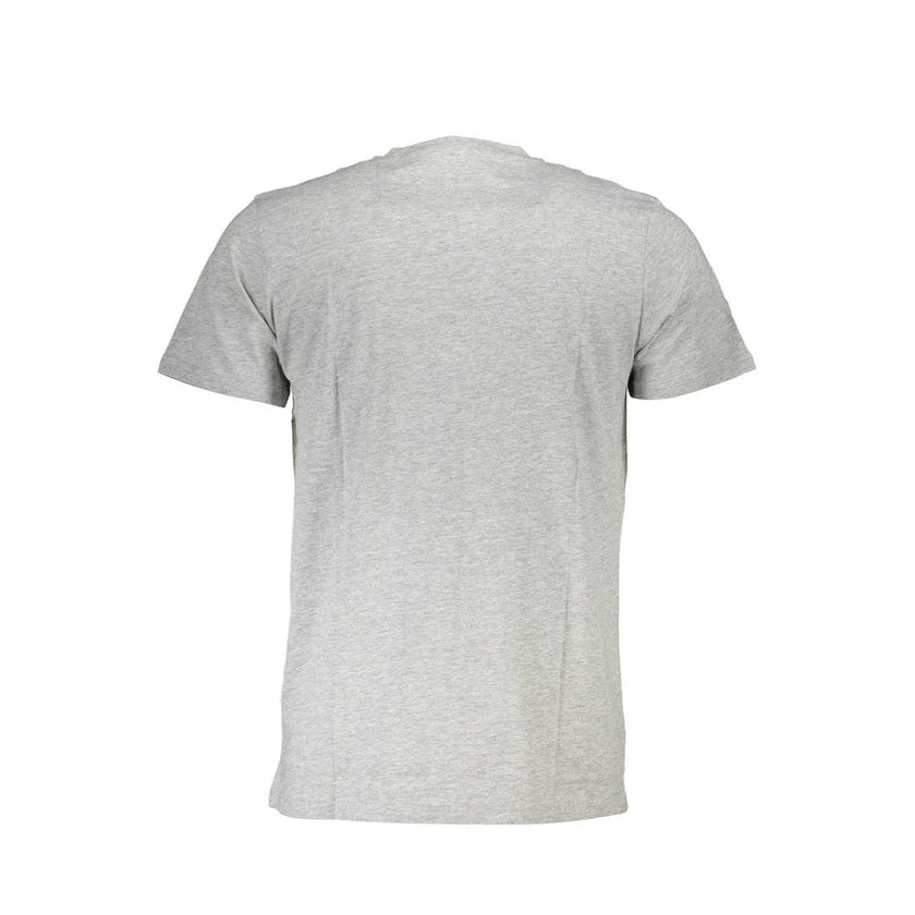 Cavalli Class Grigio Baumwoll-T-Shirt für Herren