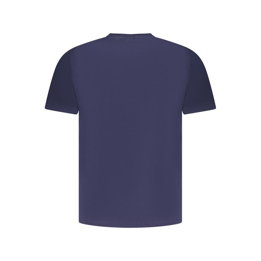 North Sails Blu Baumwoll-T-Shirt für Herren