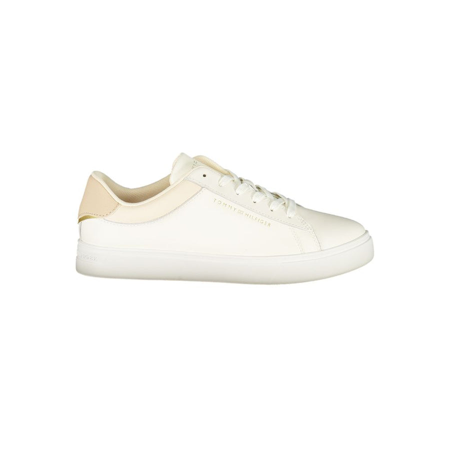Tommy Hilfiger Women's Sneakers in Beige Polyurethane