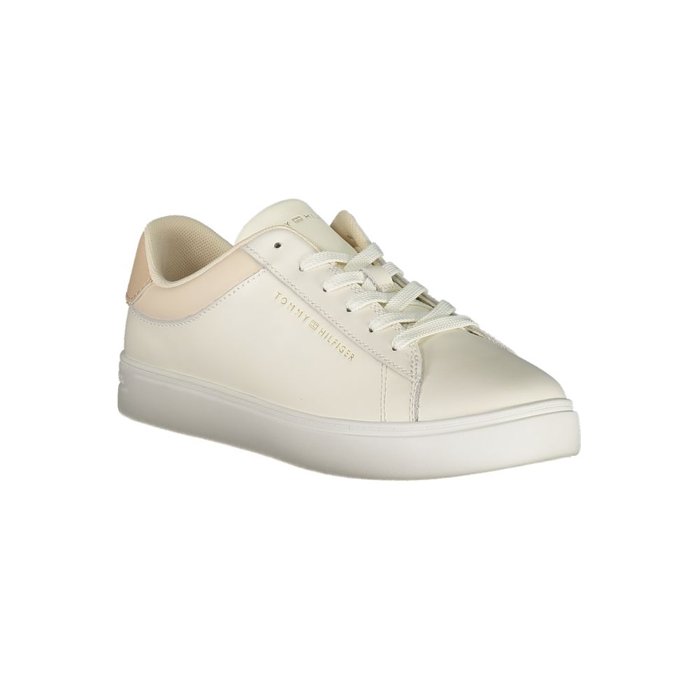Tommy Hilfiger Damen Sneaker aus Beige Polyurethan