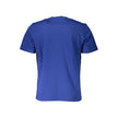 North Sails Blu Baumwoll-T-Shirt für Herren