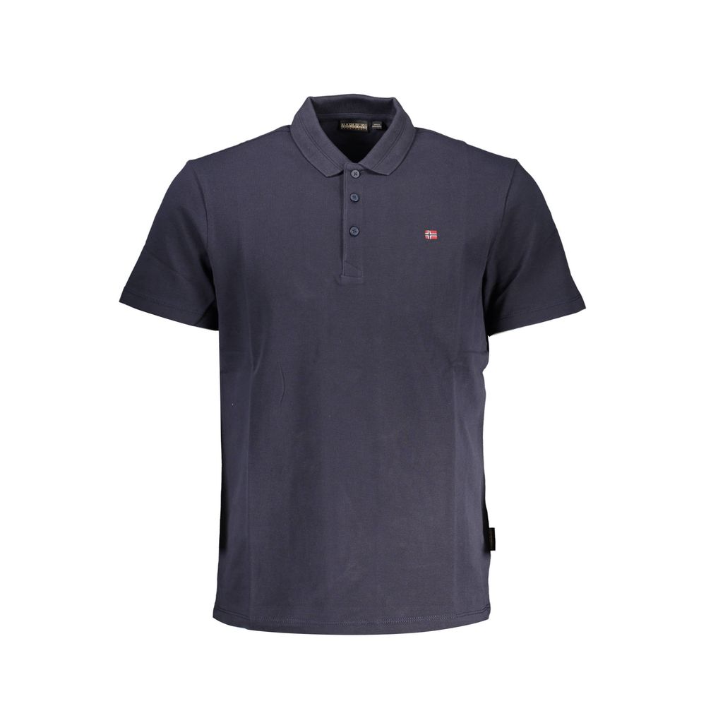Napapijri Blaues Baumwoll-Poloshirt für Herren