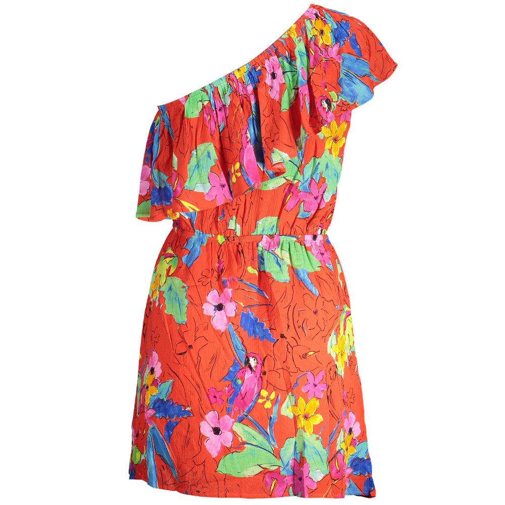 Desigual Rotes Viskose-Kleid