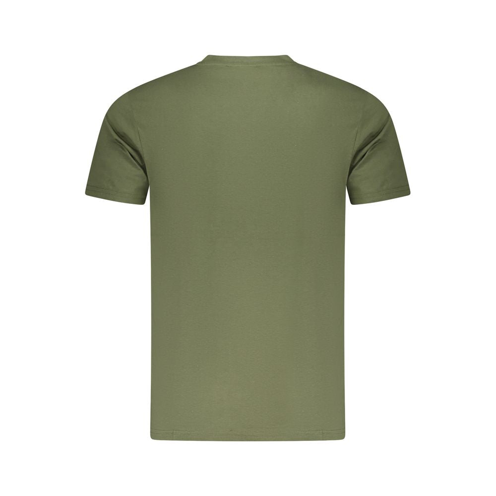 Cavalli Class Men's Green Cotton T-Shirt