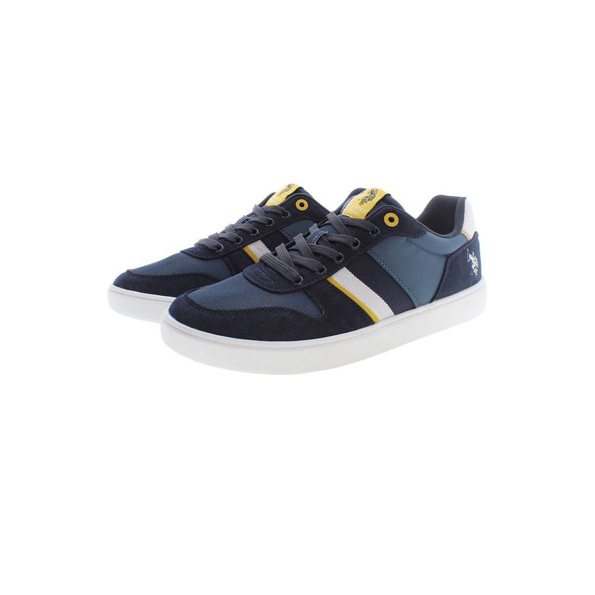 U.S. POLO ASSN. Blauer Herren-Sneaker aus Polyester