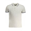 Cavalli Class Grigio Baumwoll-Poloshirt für Herren