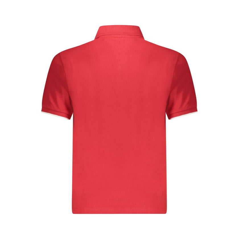 North Sails Rotes Baumwoll-Poloshirt für Herren