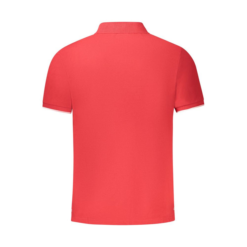 North Sails Rotes Baumwoll-Poloshirt für Herren