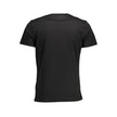 La Martina Schwarzes Baumwoll-T-Shirt für Herren