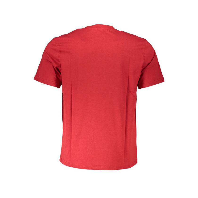North Sails Rosso Baumwoll-T-Shirt für Herren