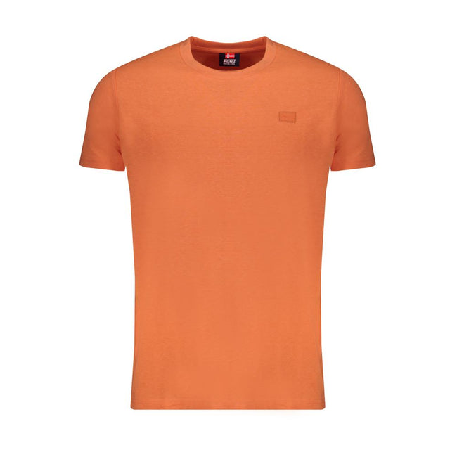 Norway 1963 Arancione Baumwoll-T-Shirt für Herren