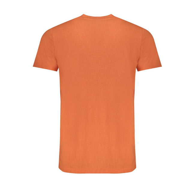 Norway 1963 Arancione Baumwoll-T-Shirt für Herren