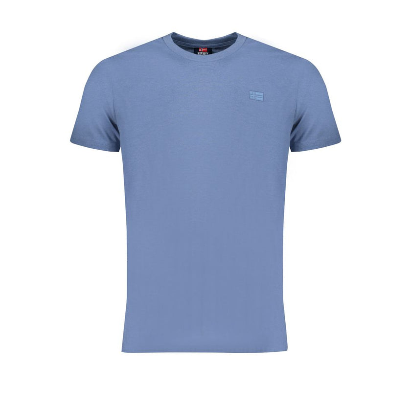 Norway 1963 Blu Baumwoll-T-Shirt für Herren