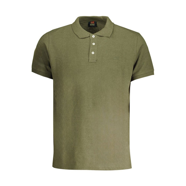 Norway 1963 Verde Baumwoll-Poloshirt für Herren