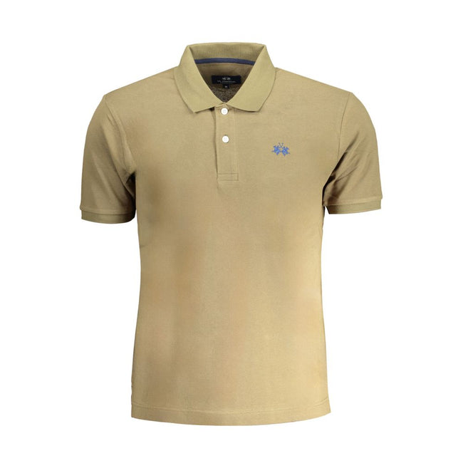 La Martina Herren-Poloshirt Verde aus Baumwolle