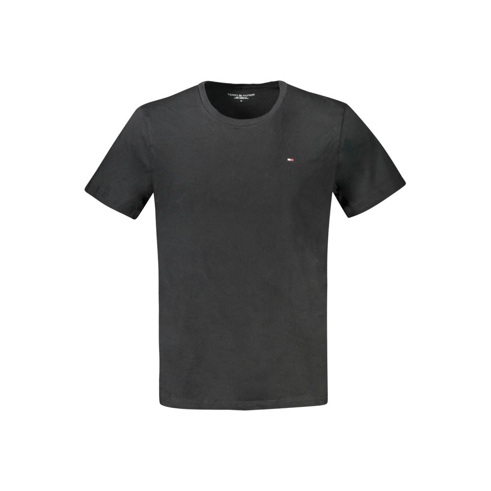 Tommy Hilfiger Men's Black Cotton T-Shirt
