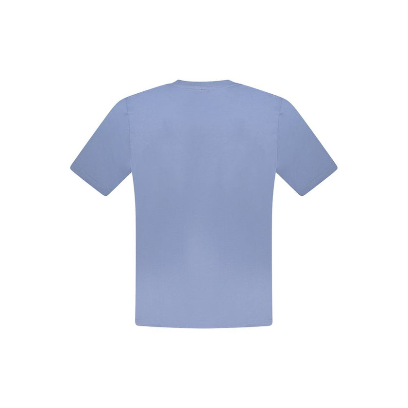 North Sails Blu Baumwoll-T-Shirt für Herren