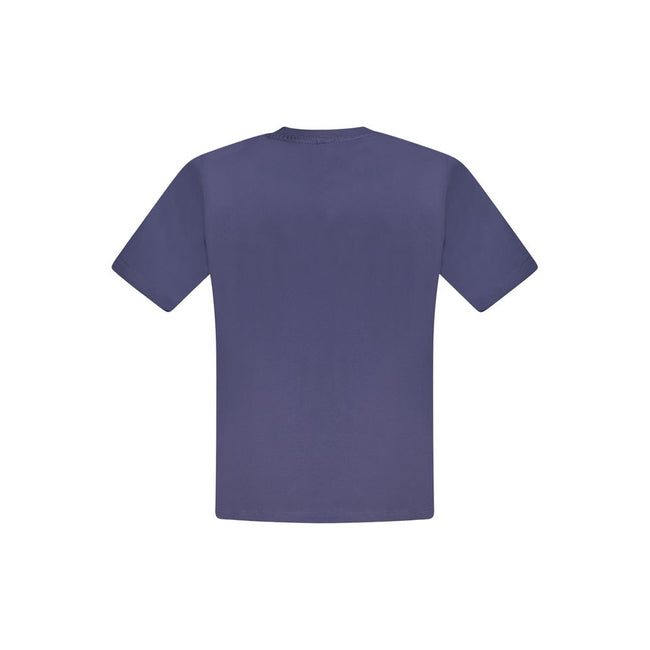 North Sails Blu Baumwoll-T-Shirt für Herren
