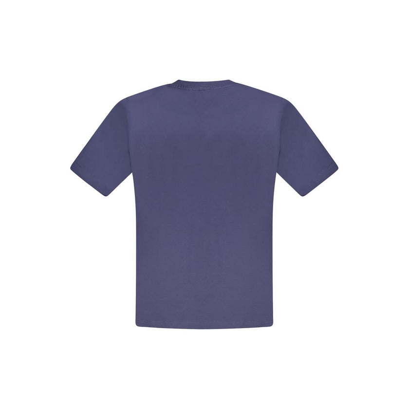 North Sails Blu Baumwoll-T-Shirt für Herren