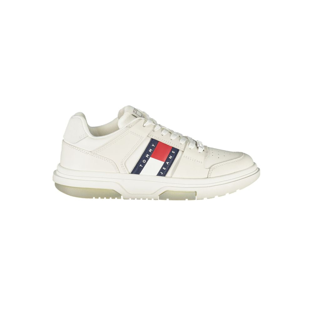Tommy Hilfiger White Women's Polyurethane Sneakers