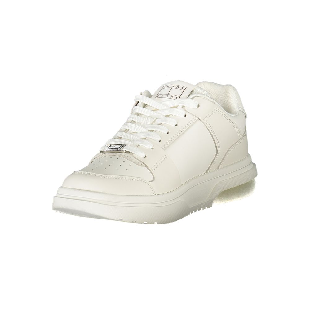 Tommy Hilfiger White Women's Polyurethane Sneakers