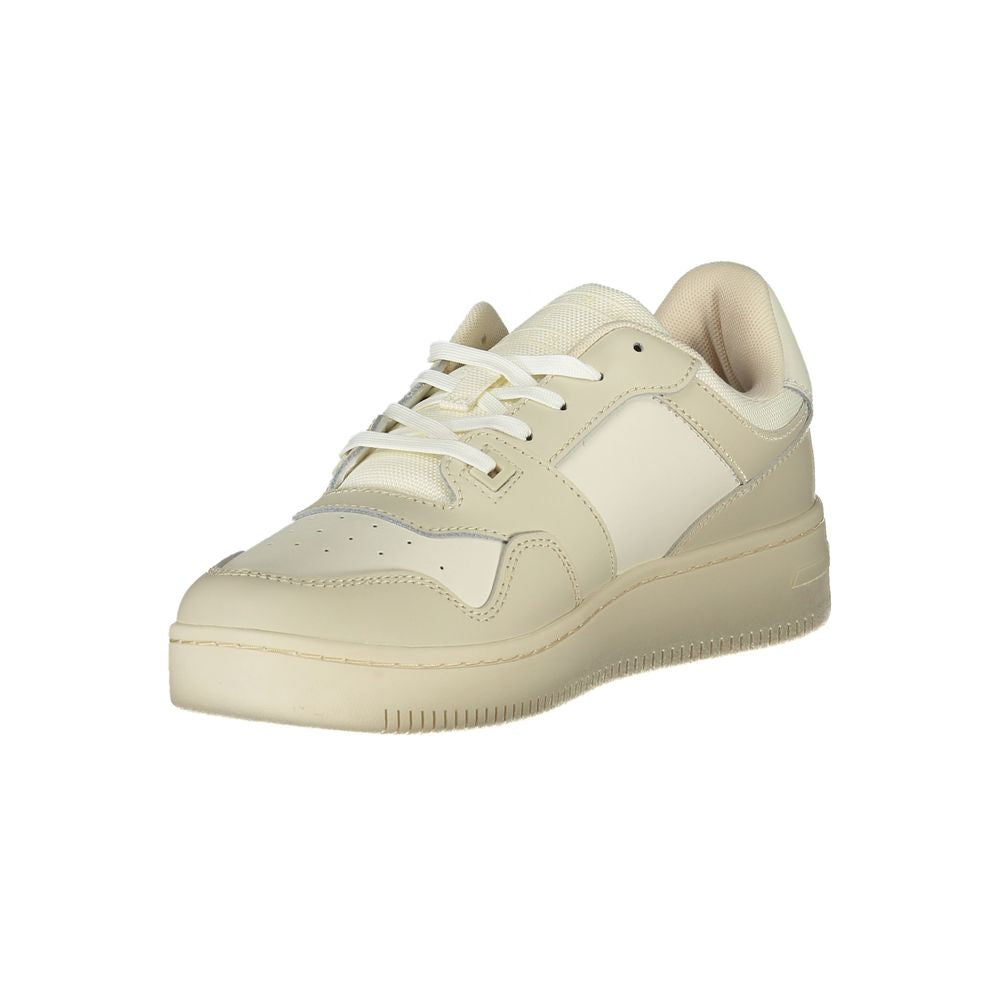 Tommy Hilfiger Beige Polyester Sneakers