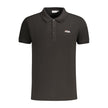 Fila Schwarzes Baumwoll-Poloshirt für Herren