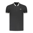 Cavalli Class Schwarzes Baumwoll-Poloshirt für Herren