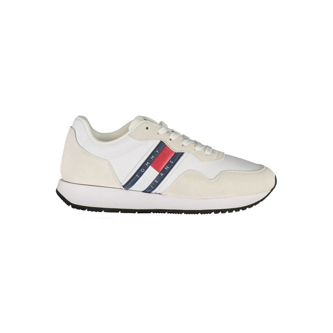 Tommy Hilfiger Bianco Leder Herren Sneaker