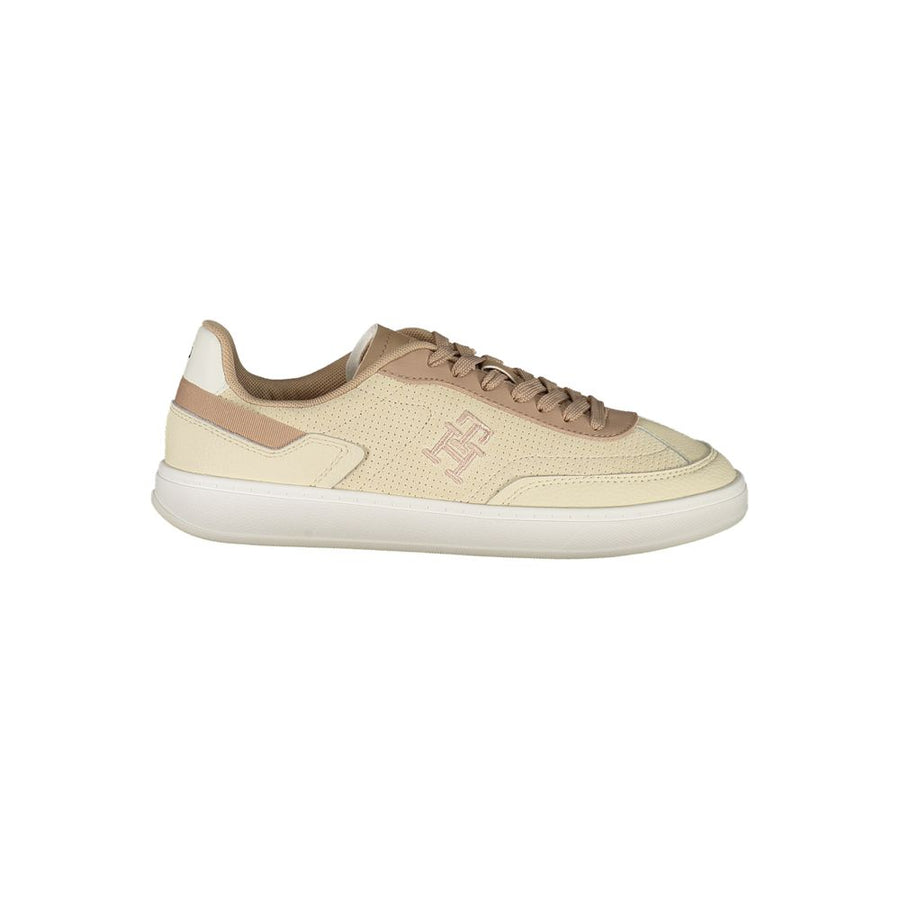 Tommy Hilfiger Women's Sneakers in Beige Polyurethane