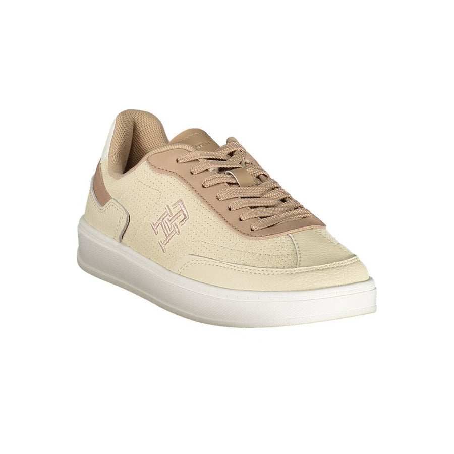 Tommy Hilfiger Women's Sneakers in Beige Polyurethane