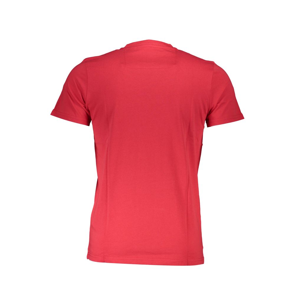 Cavalli Class Rosso Baumwoll-T-Shirt für Herren