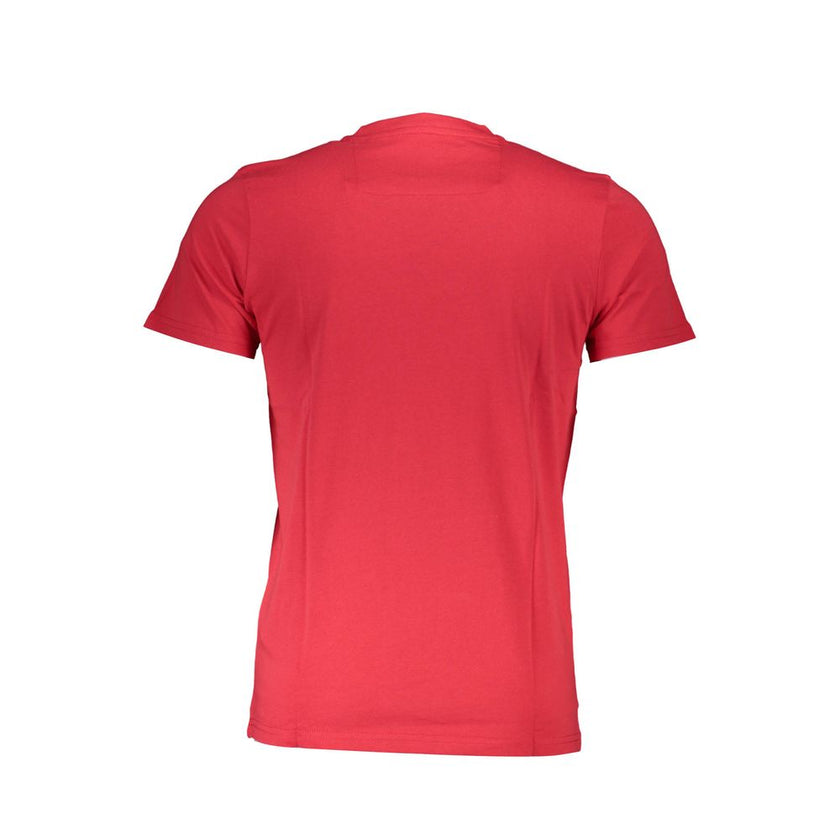 Cavalli Class Rosso Baumwoll-T-Shirt für Herren