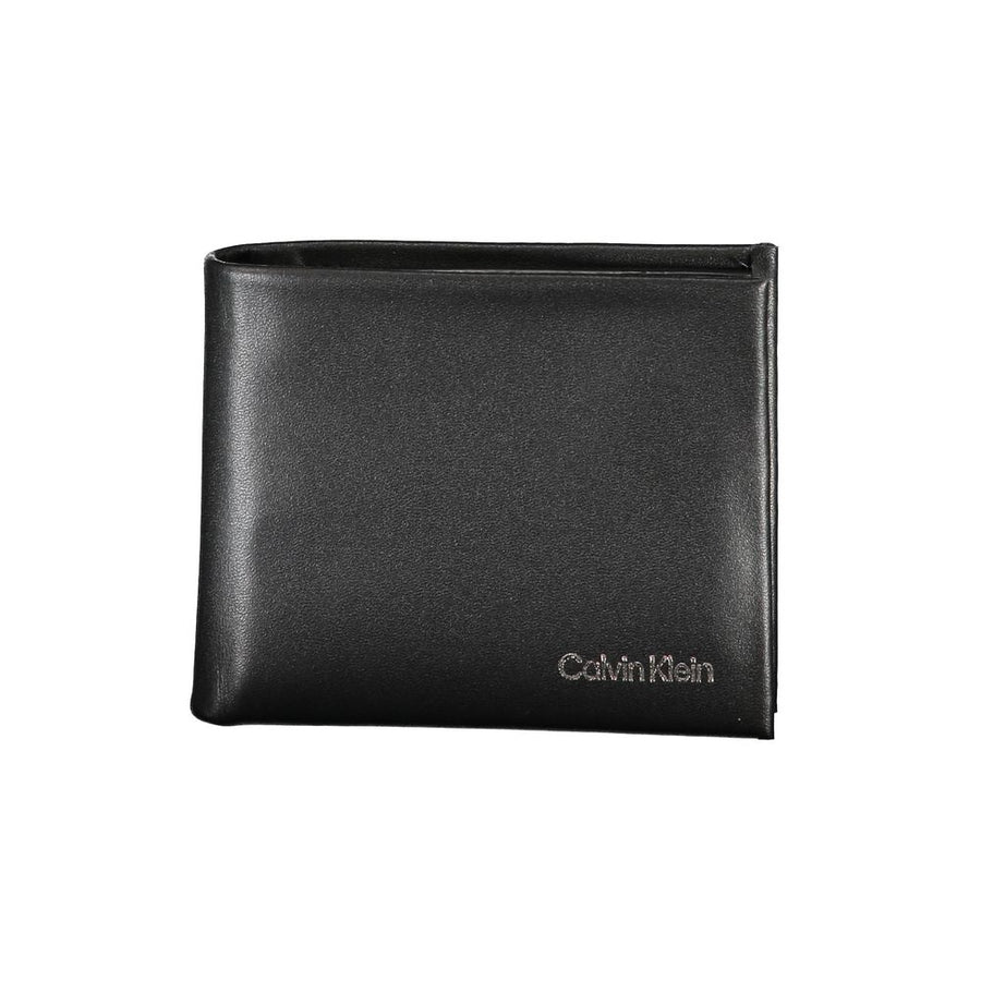 Calvin Klein Schwarzes Polyester Portemonnaie