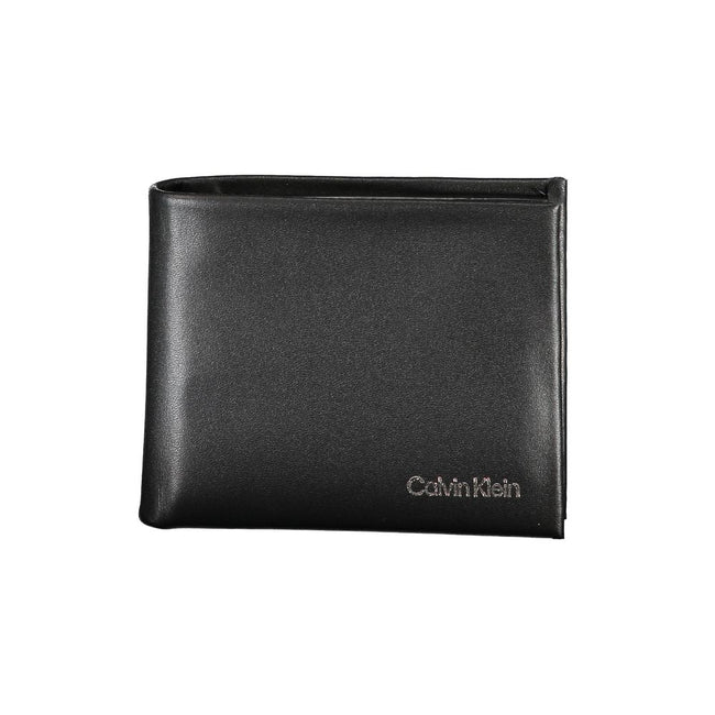 Calvin Klein Schwarzes Polyester Portemonnaie