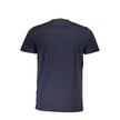 Cavalli Class Blaues Baumwoll-T-Shirt für Herren