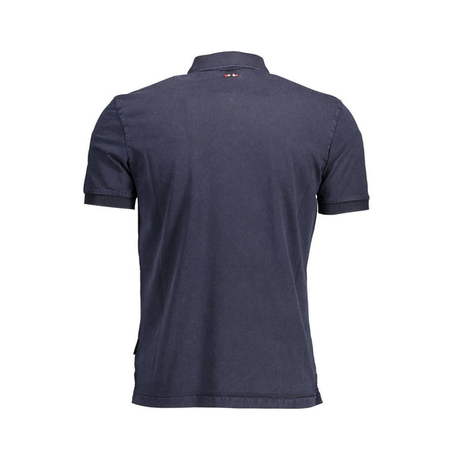Napapijri Blu Cotton Herren Poloshirt