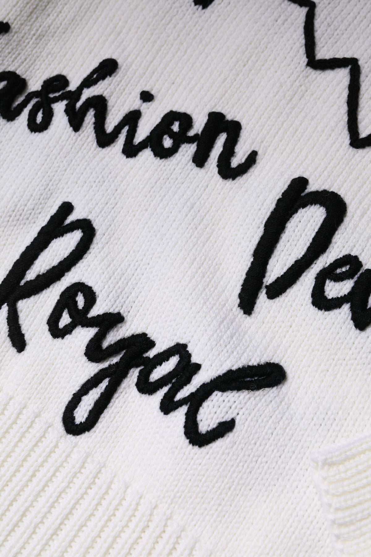 Dolce & Gabbana White Crew-Neck Wool Sweater