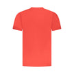 Cavalli Class Rotes Baumwoll-T-Shirt für Herren