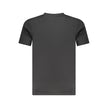 Cavalli Class Schwarzes Baumwoll-T-Shirt für Herren