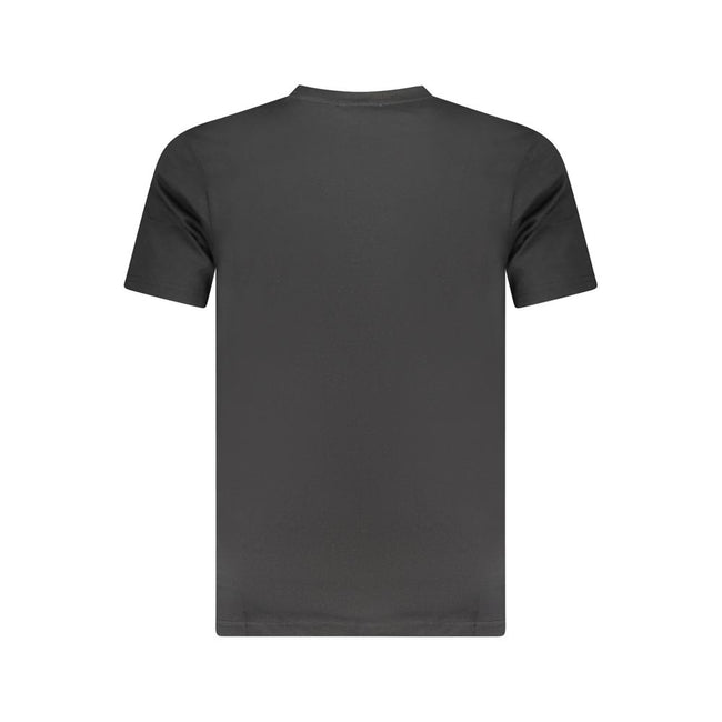 Cavalli Class Schwarzes Baumwoll-T-Shirt für Herren