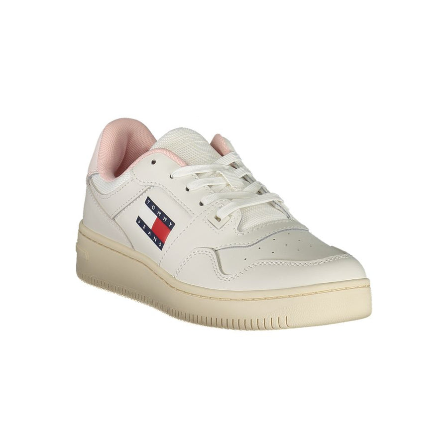 Tommy Hilfiger white canvas sneakers
