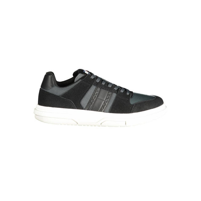 Tommy Hilfiger Schwarzer Leder Herren Sneaker